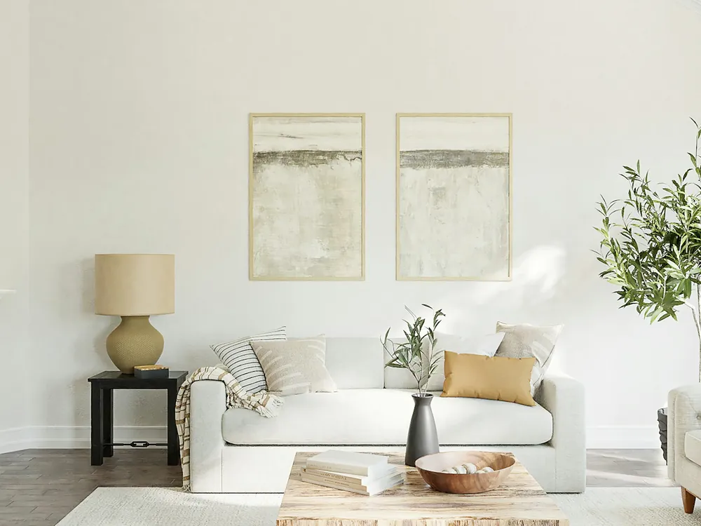 A tidy living room