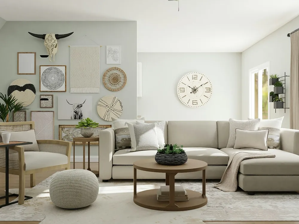 A bright living room
